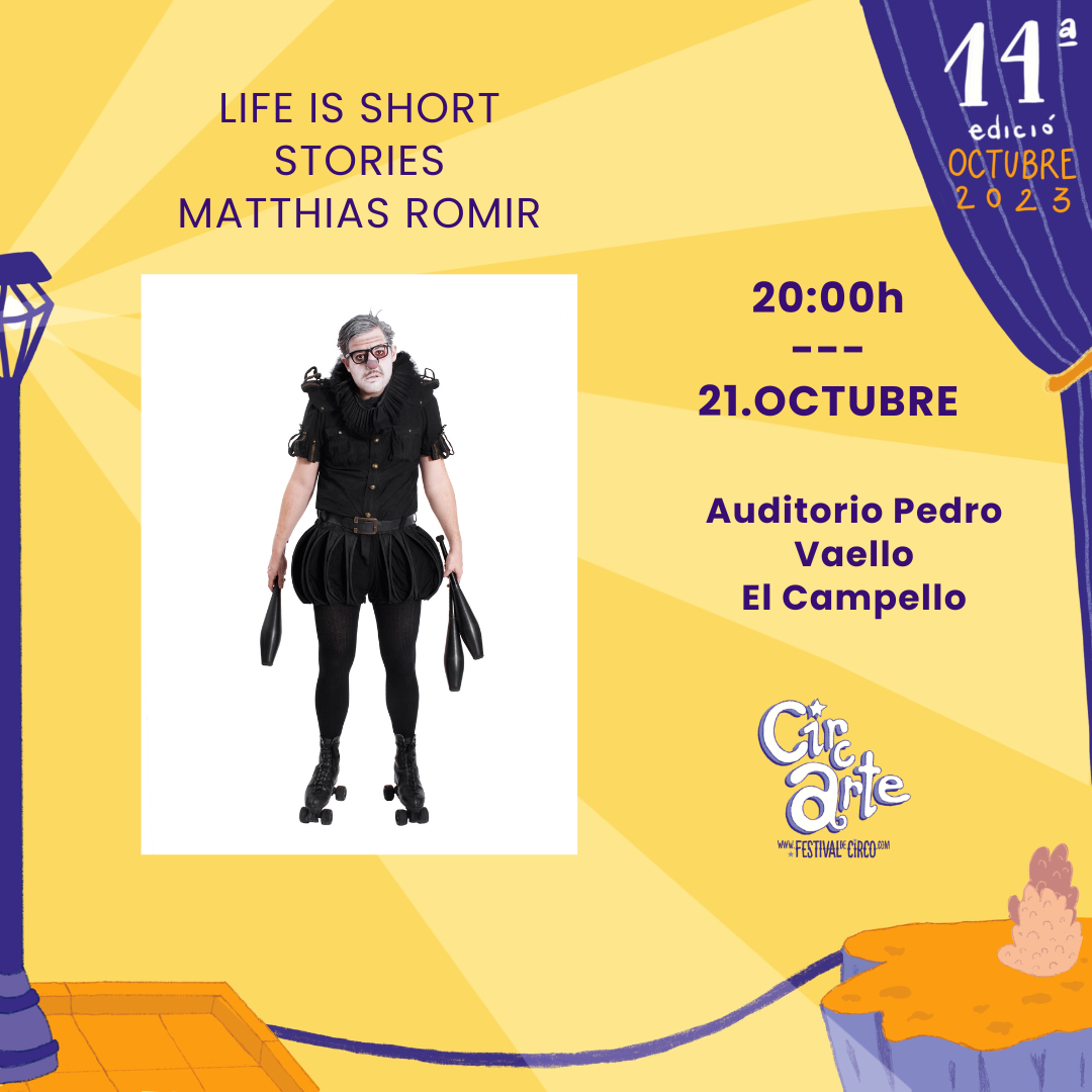 MATTHIAS ROMIR presenta LIFE IS SHORT STORIES